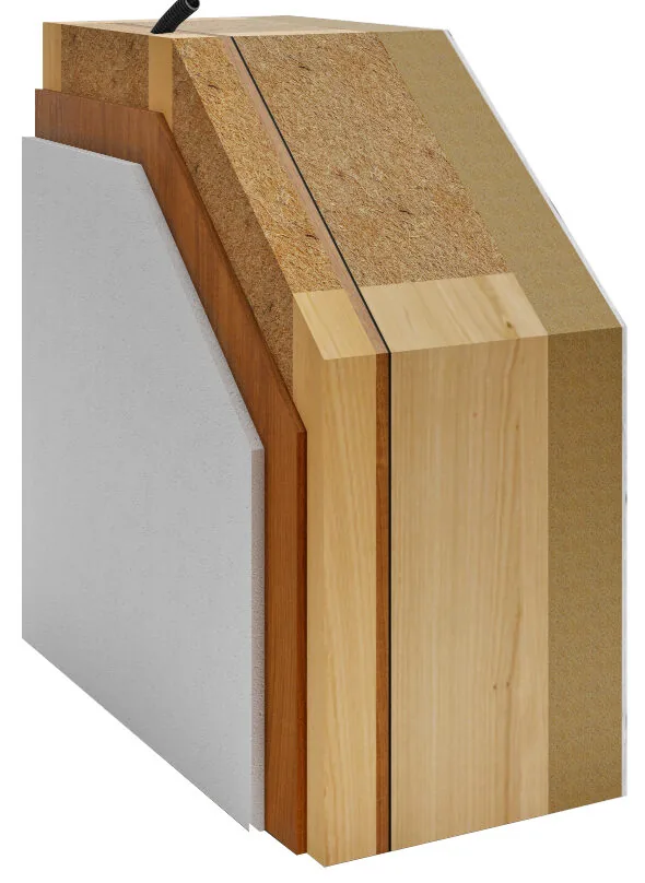 Wandschnitt: Innenwand