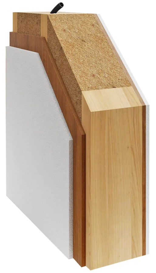 Wandschnitt: Tragende Wand